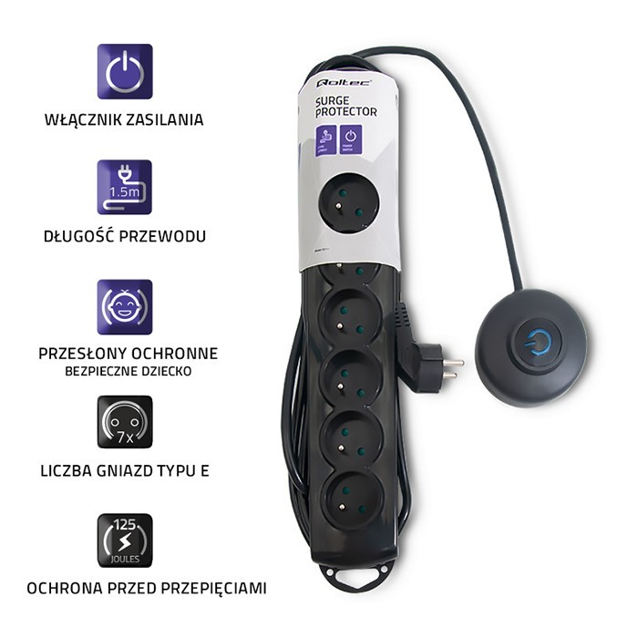 Ilgiklis qoltec 1.5 m