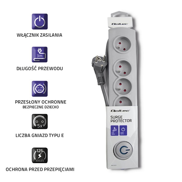 Ilgiklis qoltec 3 m