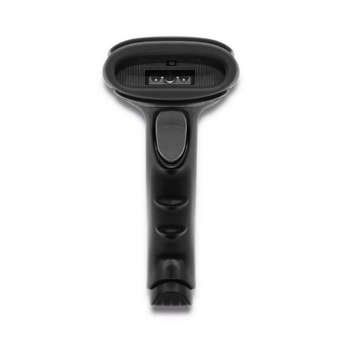 Skeneris qoltec 50866 lazerinis brūkšninių kodų skaitytuvas 1d | ccd | usb | juoda