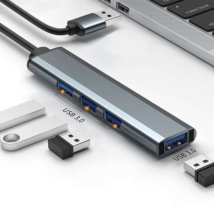 Centratorius adapteris usb 3.0 4in1 4x qoltec