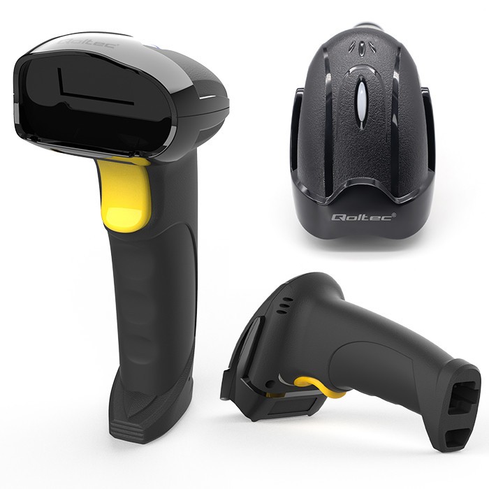 Belaidis brūkšninių kodų skaitytuvas qoltec 50856 1d 2d | 2,4 ghz