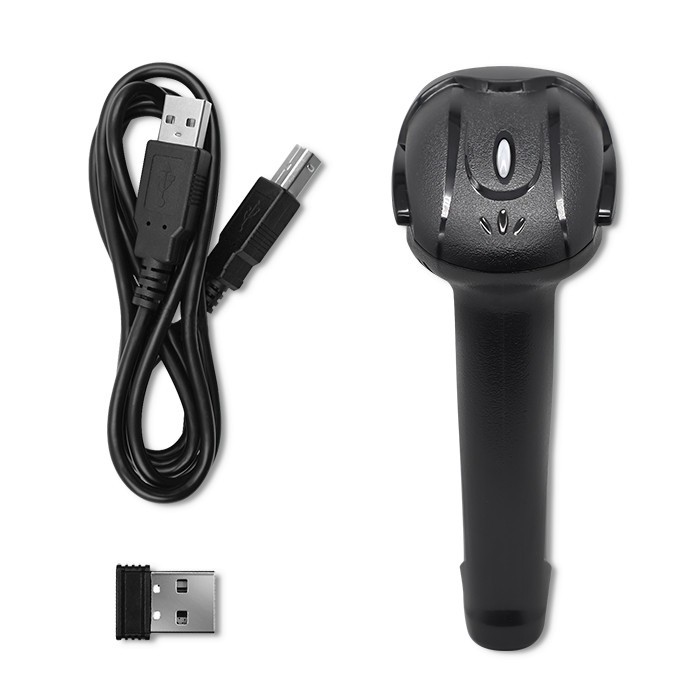 Belaidis brūkšninių kodų skaitytuvas qoltec 50856 1d 2d | 2,4 ghz