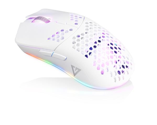 Laidinė pelė modecom m-mc-shinobi-3327-200, balta