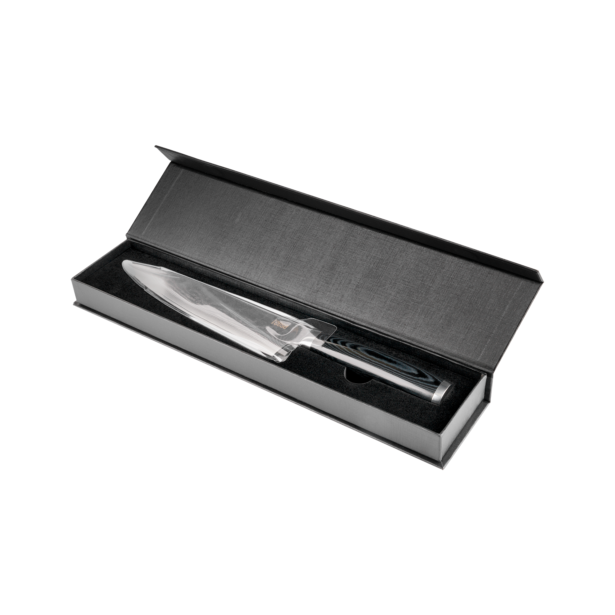 Damasko plieno virėjo peilis 33,5 cm