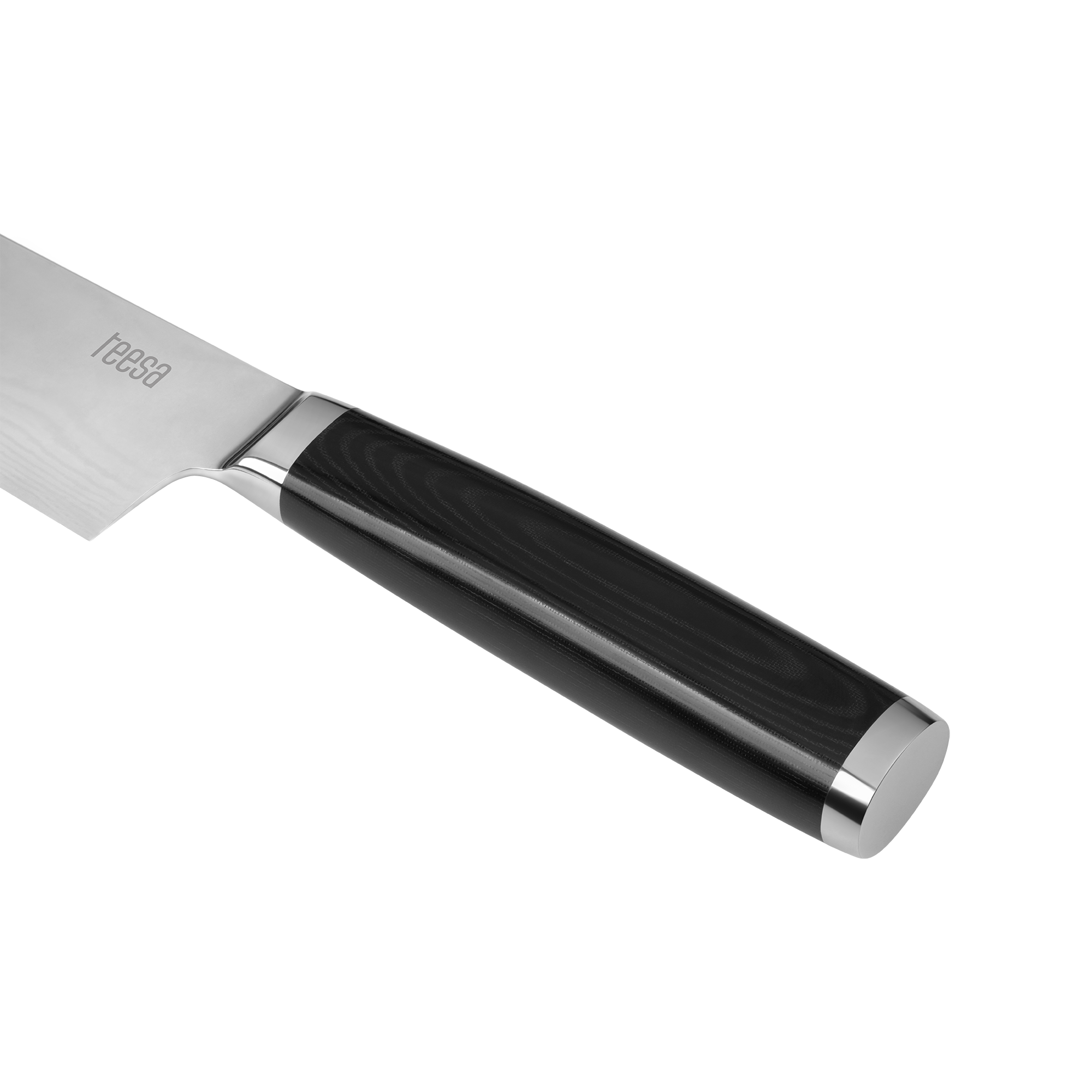 Damasko plieno virėjo peilis 33,5 cm