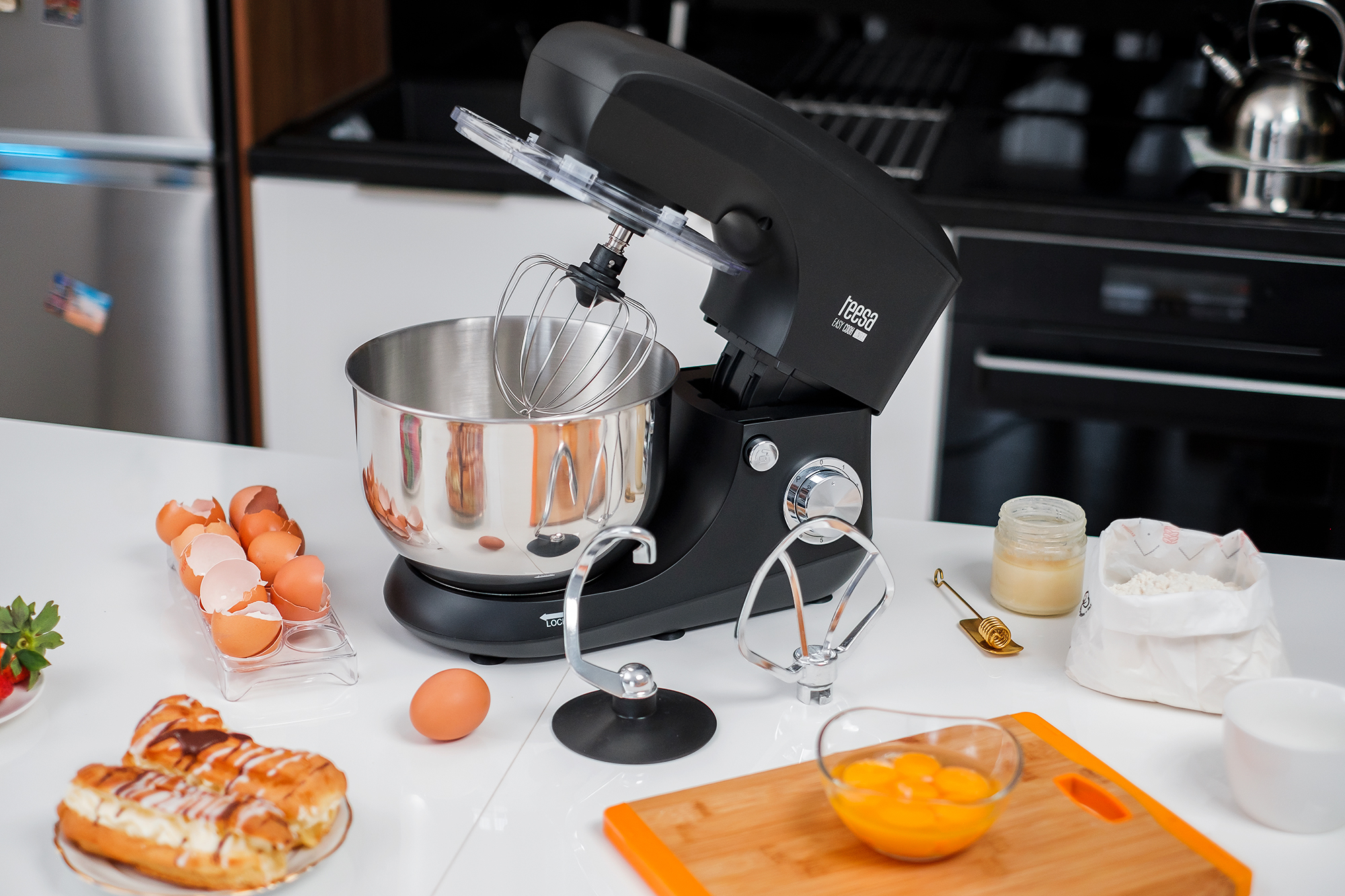 Virtuvinis kombainas virtuvinis kombainas easy cook single black , 1400 w
