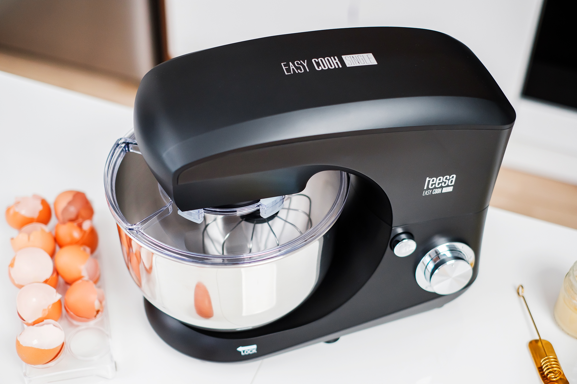 Virtuvinis kombainas virtuvinis kombainas easy cook single black , 1400 w