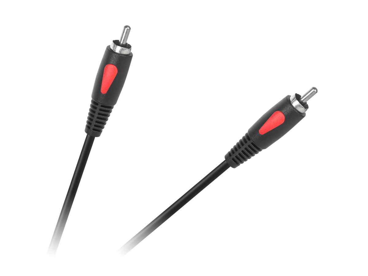 Audio laidas kabelis 1rca-1rca 0,5 m cabletech eco-line