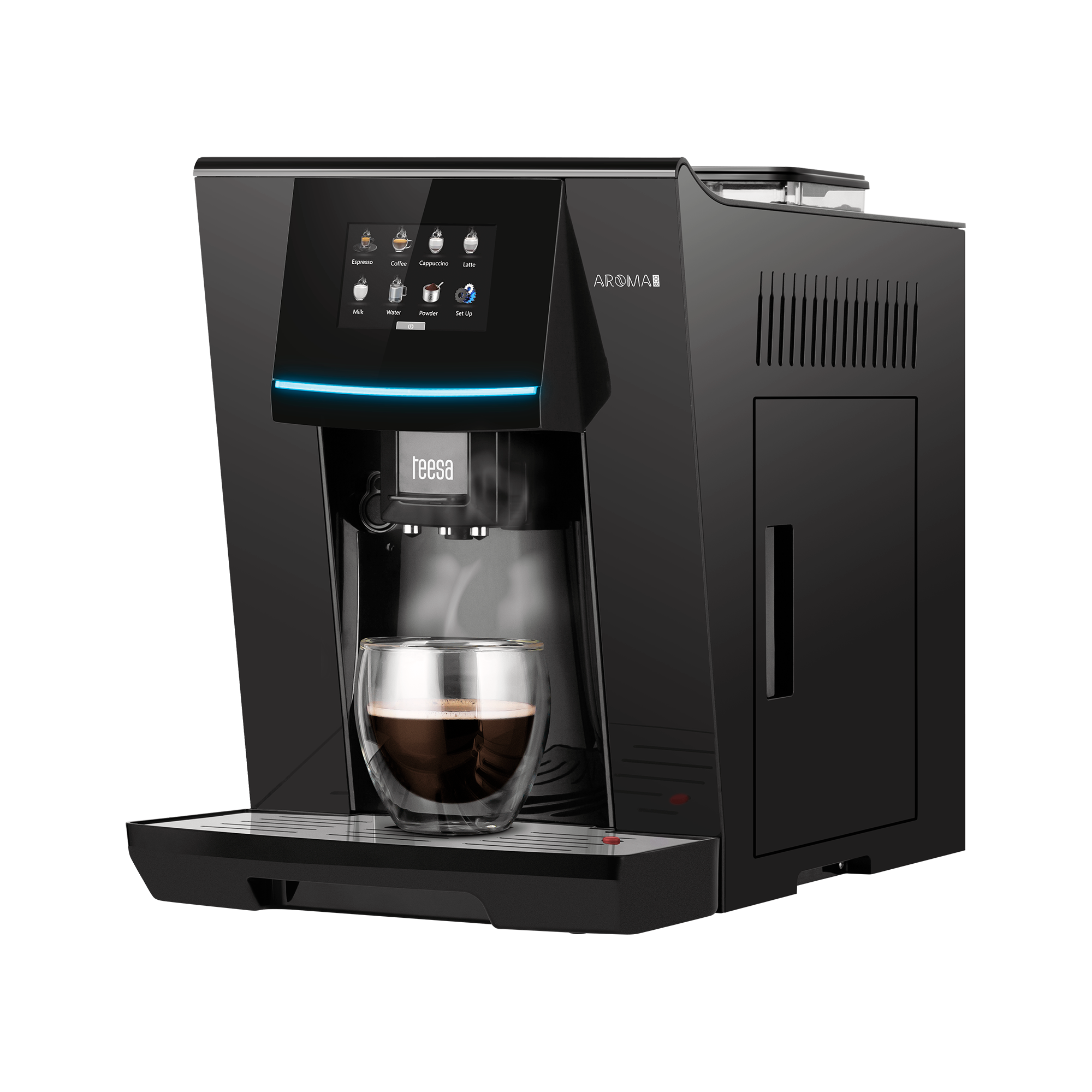 Automatinis kavos aparatas automatinis kavos aparatas su malūnėliu teesa aroma 800, Su automatiniu pieno plakimu