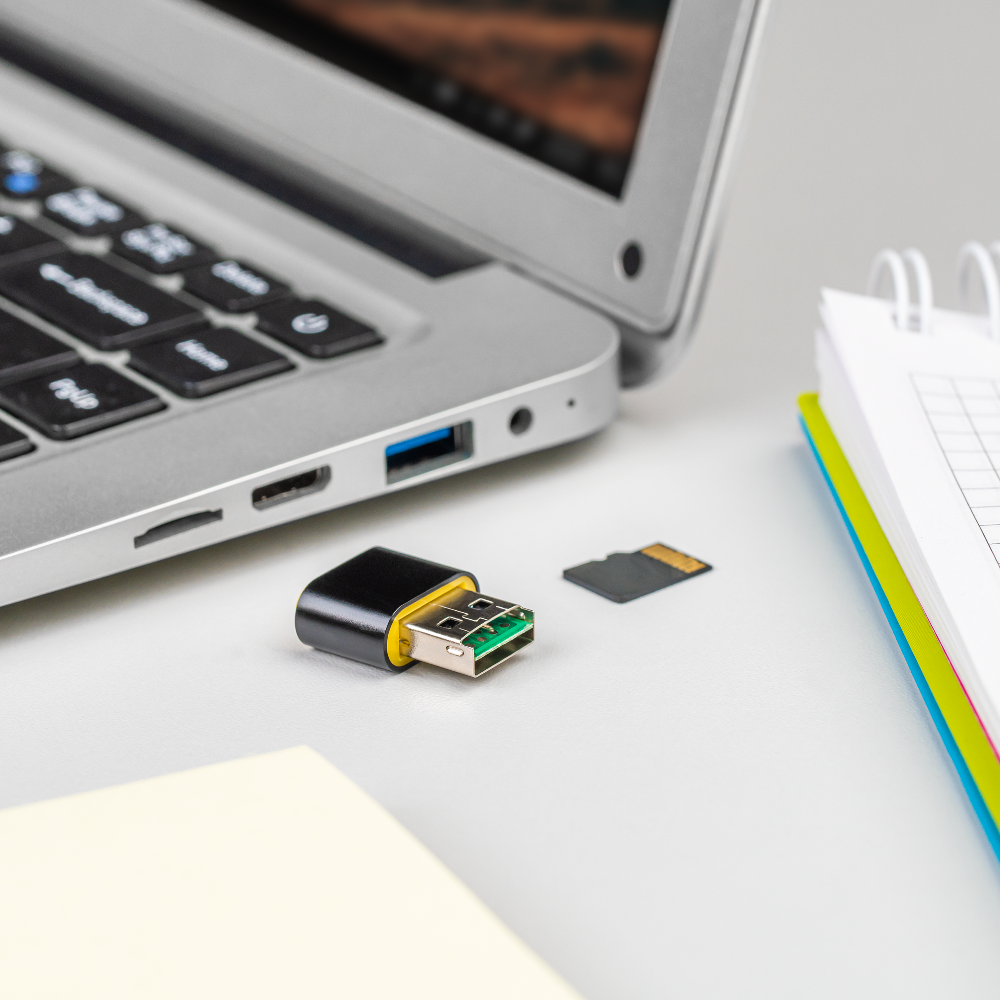 Microsd kortelių skaitytuvas rebel mini