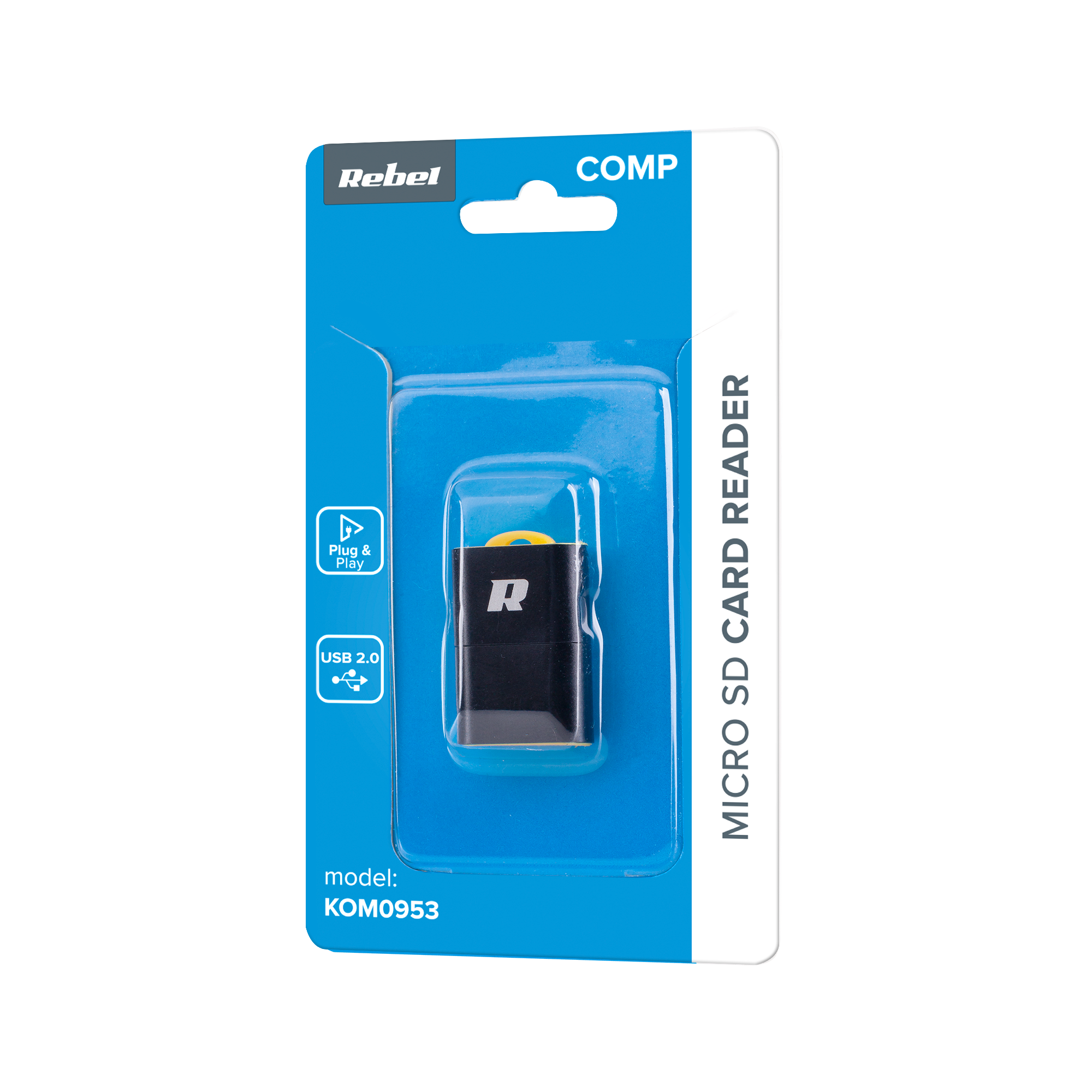 Microsd kortelių skaitytuvas rebel mini