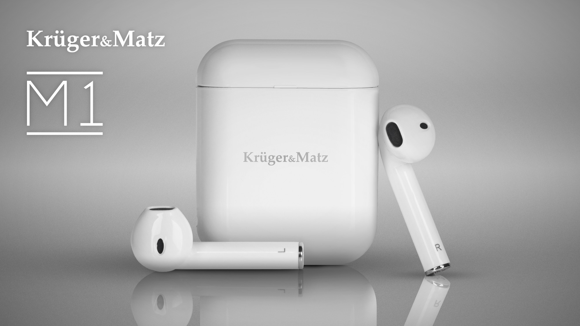Kruger&matz m1 tws belaidės ausinės į ausis