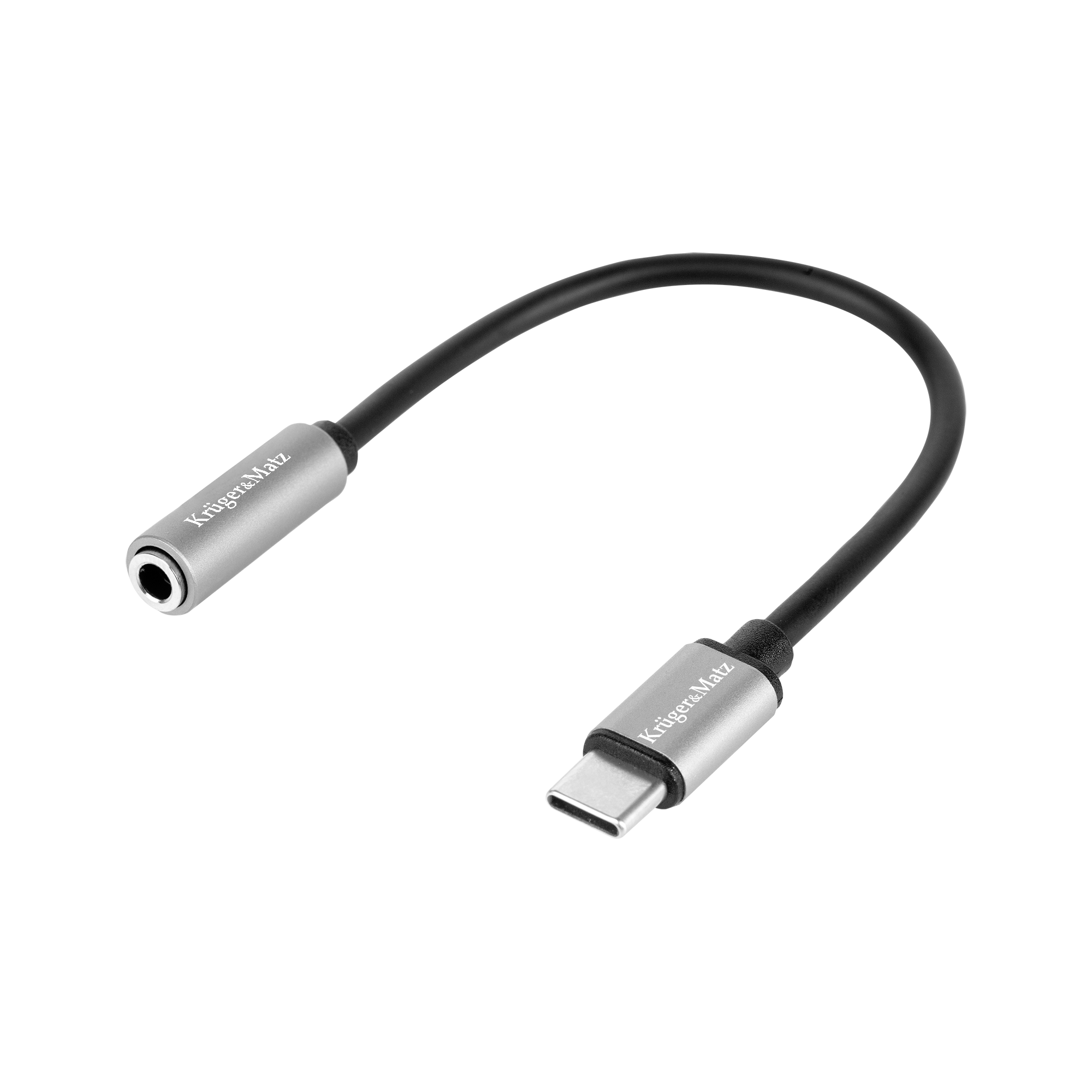 Usb c tipo kištukas - 3,5 stereofoninio lizdo adapteris kruger&matz basic
