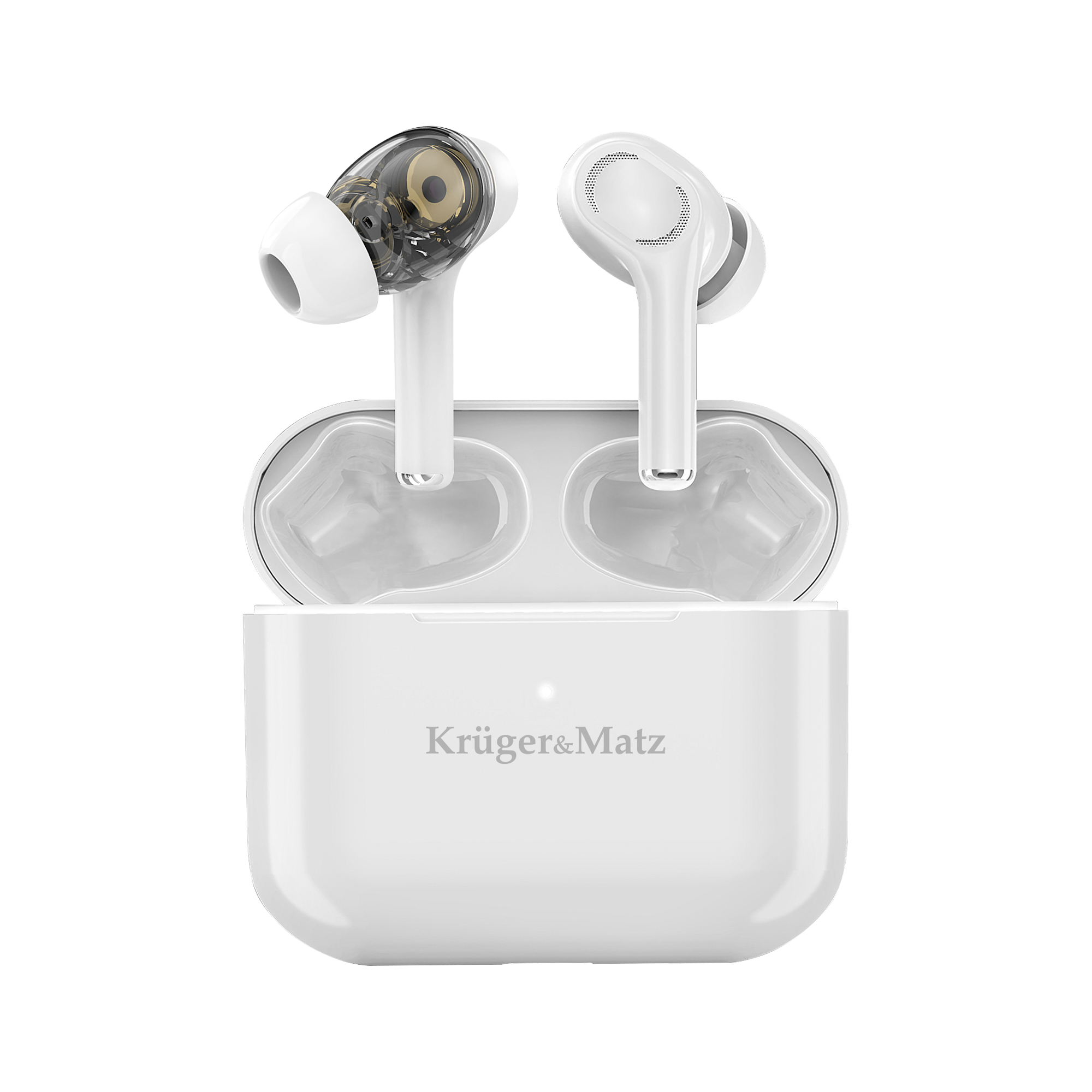 belaidės ausinės į ausis dual driver tws kruger&matz m4 pro