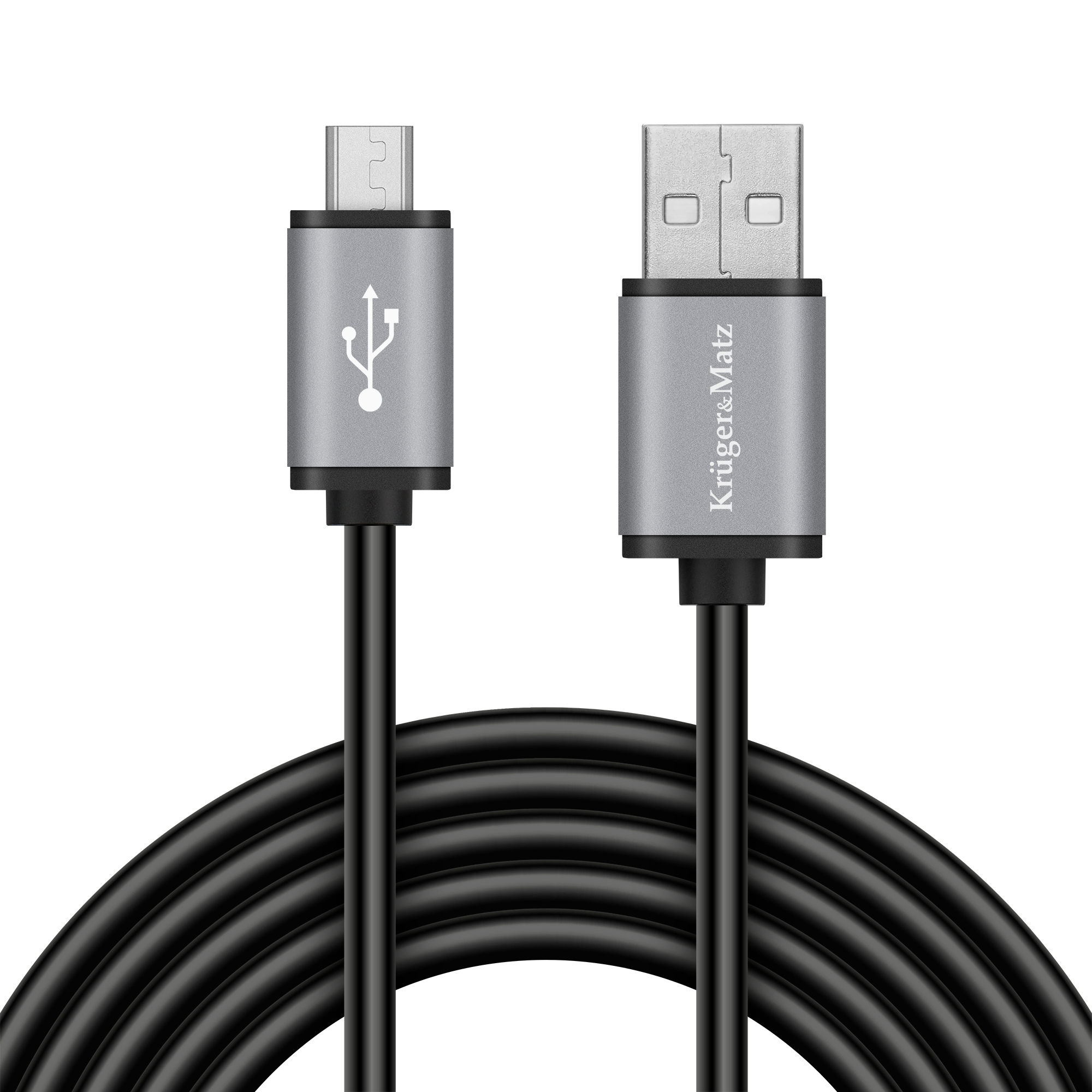 Maitinimo laidas usb - micro usb kabelis 0,2 m kruger&matz basic