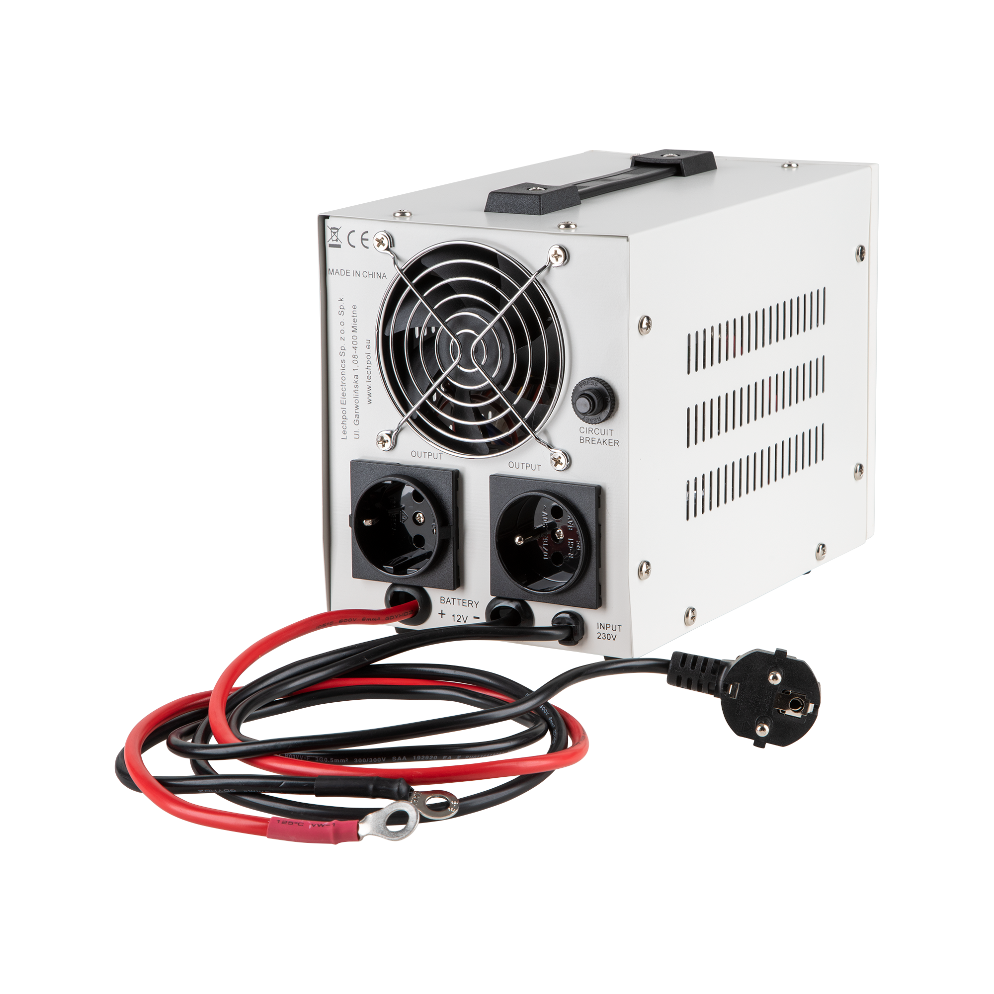 kemot ups prosinus-500 grynos sinusoidės bangos inverteris su įkrovimo funkcija 12v 230v 500va/300w