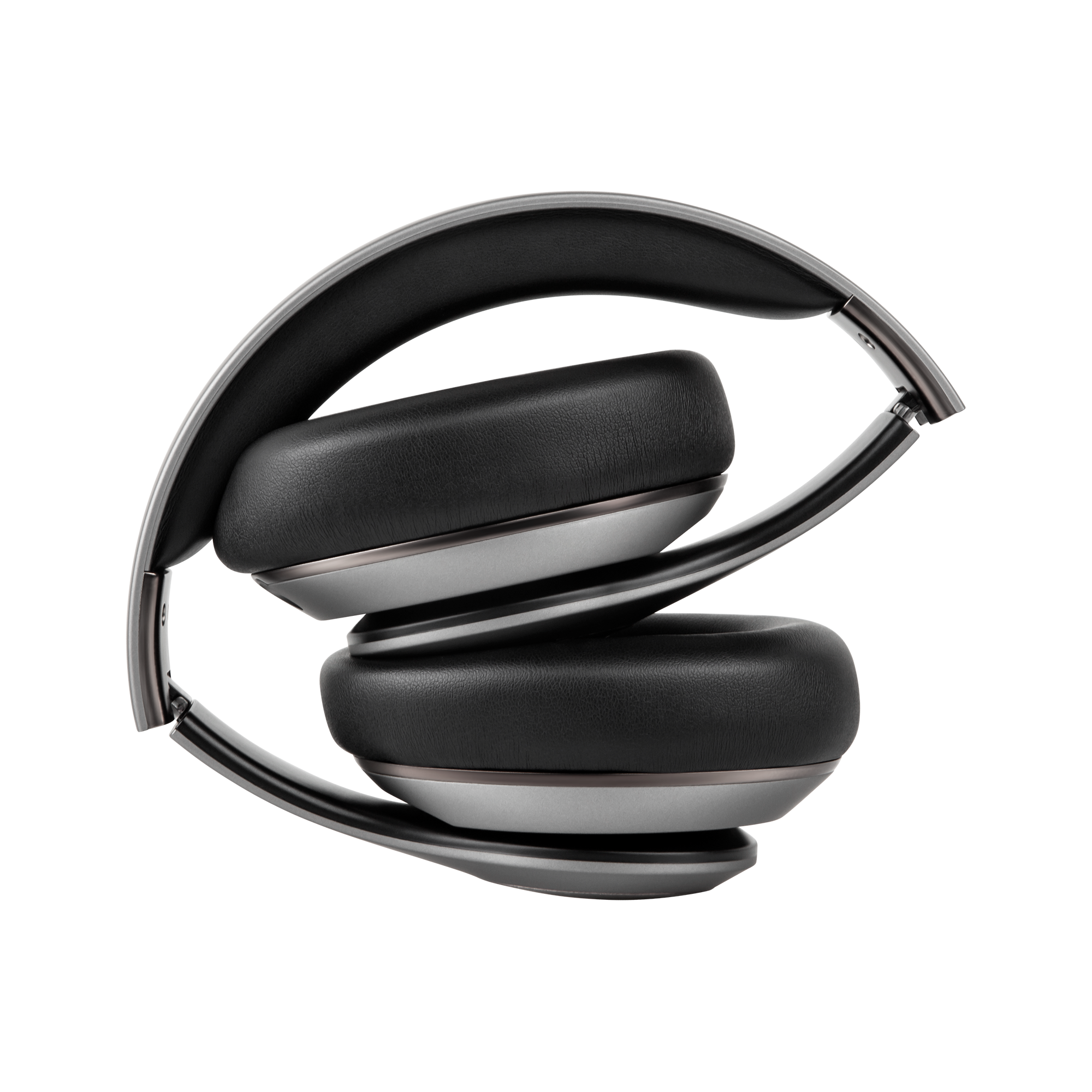 belaidės ausinės į ausis kruger&matz modelis street 3 wireless, grafito spalvos