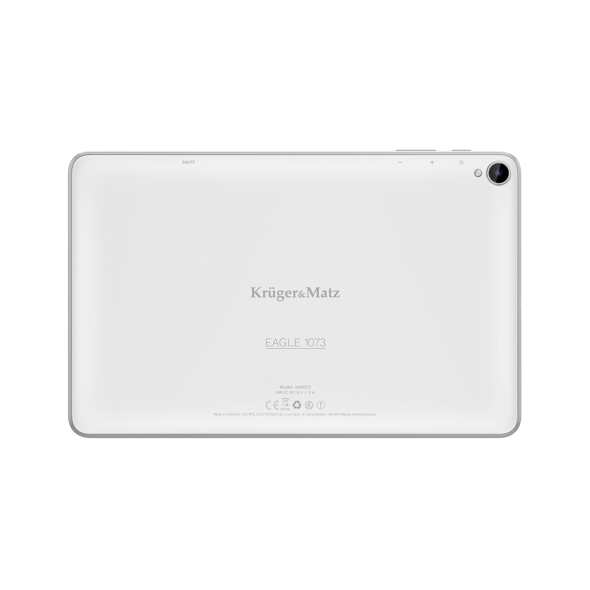 Planšetinis kompiuteris Kruger & Matz KM1073 128GB, 4G, balta
