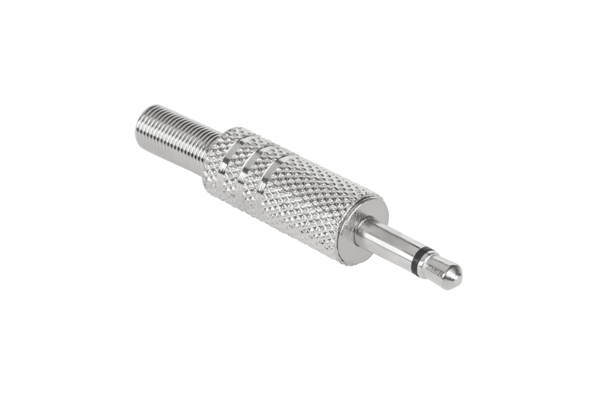 Priedas jack 3.5 mono metalinis cabletech kištukas