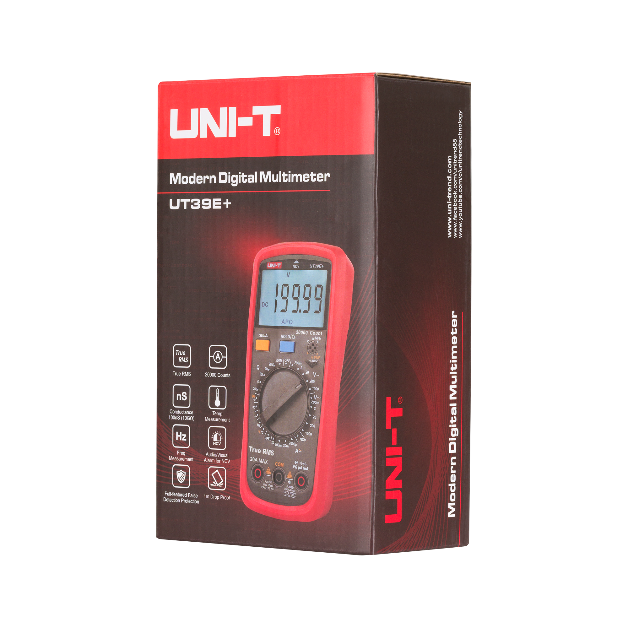 Universalus multimetras uni-t ut39e+