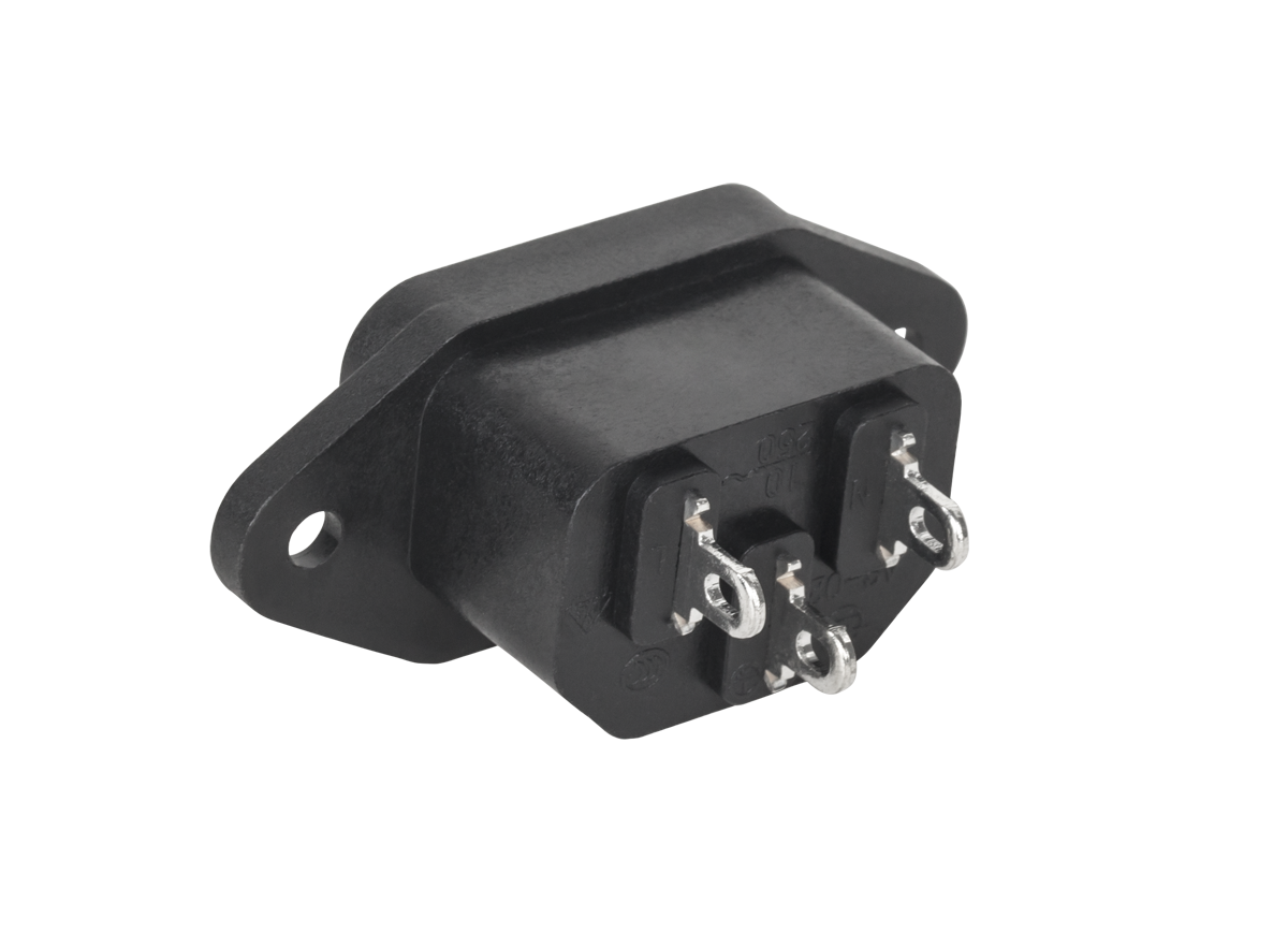 Kompiuterinis ac 3pin montavimo lizdas cabletech