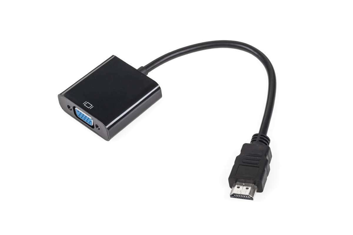 Adapterio jungtis hdmi kištukas - vga lizdas