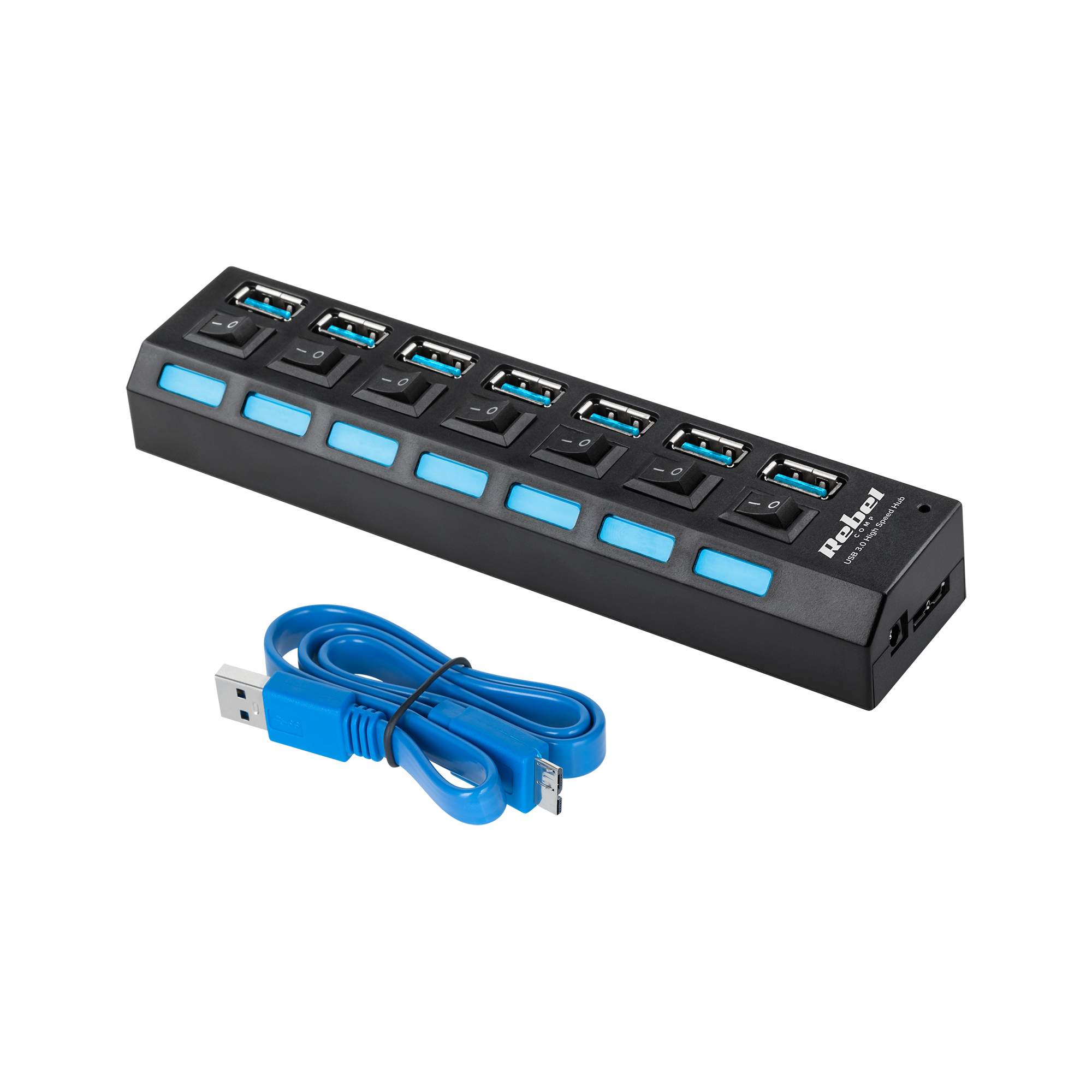 Usb 3.0 7 prievadų šakotuvas 