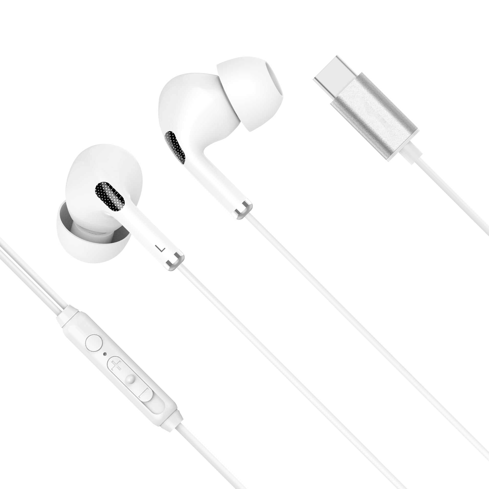 ausinės su mikrofonu usb-c 