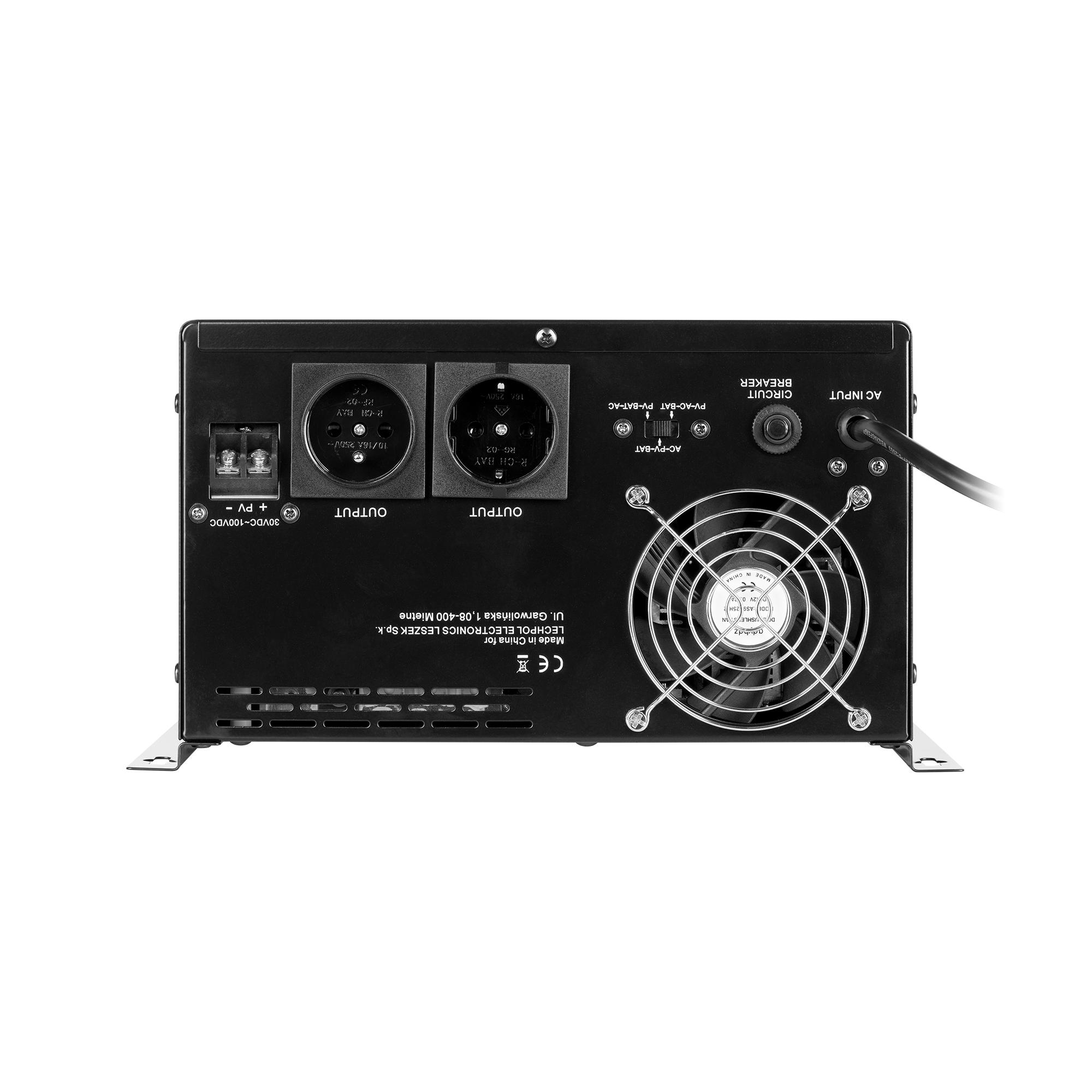 sieninis saulės energijos inverteris ( inverteris ) kemot prosolar-1000 ( 12v 230v 1000va/700w )