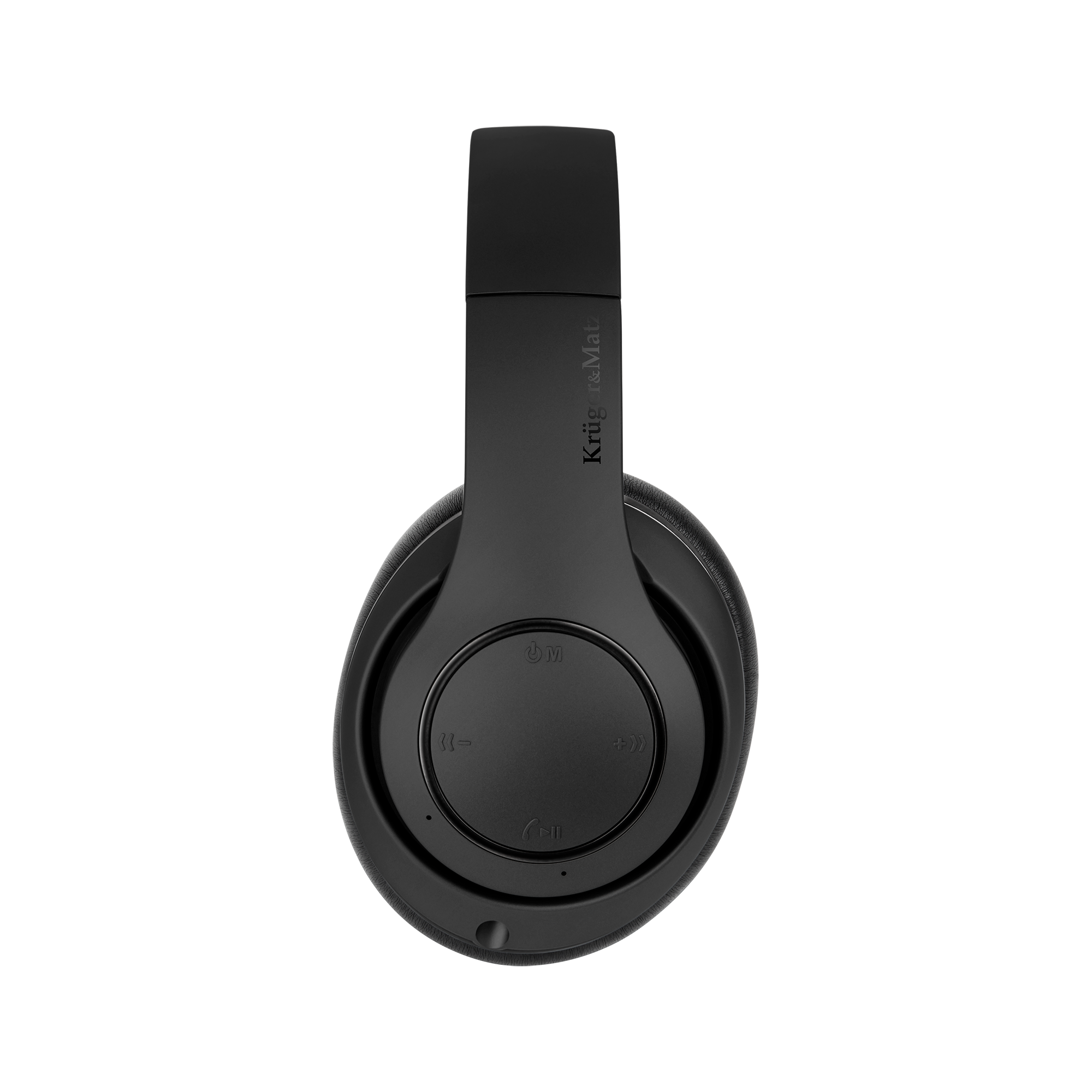 belaidės ausinės į ausis kruger&matz modelis street 3 wireless, juodos spalvos