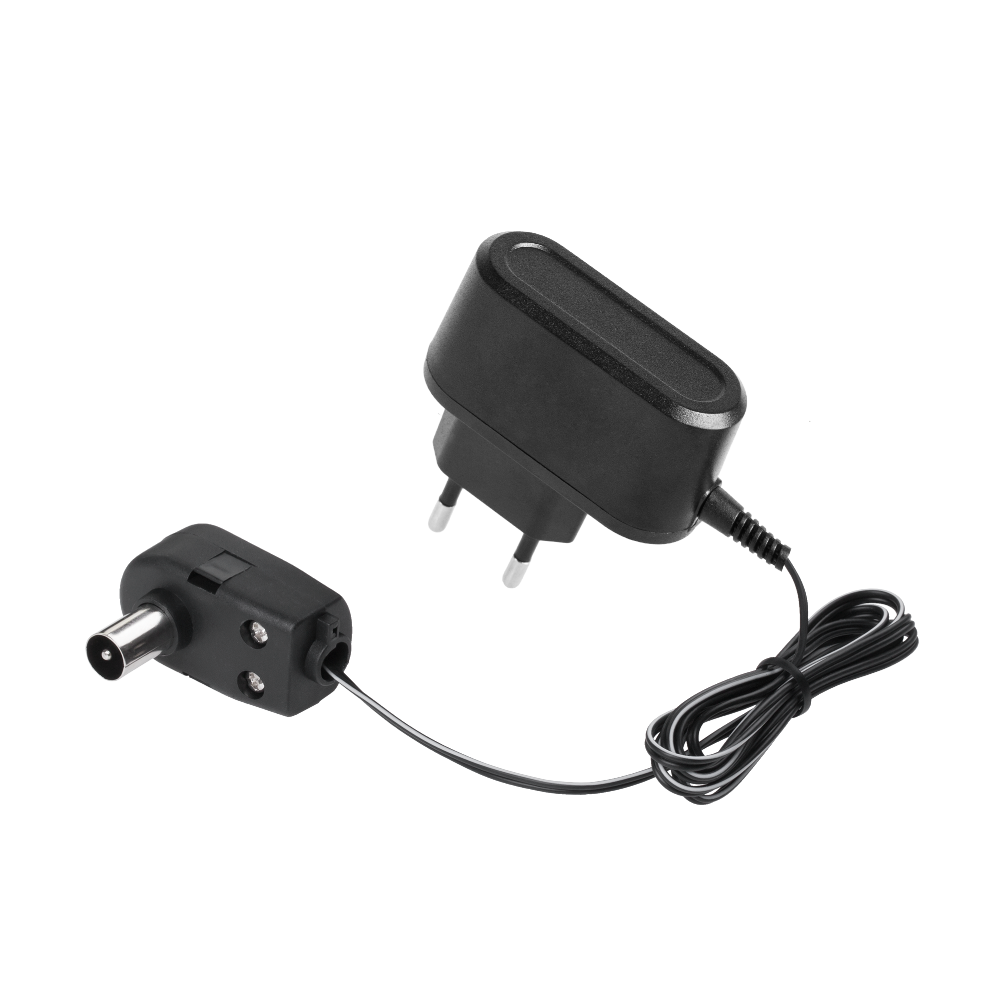 Išmaniojo (smart tv) ir televizoriaus priedas elektroninės antenos maitinimo šaltinis