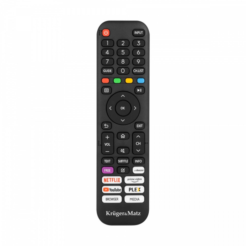 Televizorius Kruger&Matz 50 UHD smart DVB-T2/S2 H.265 televizorius