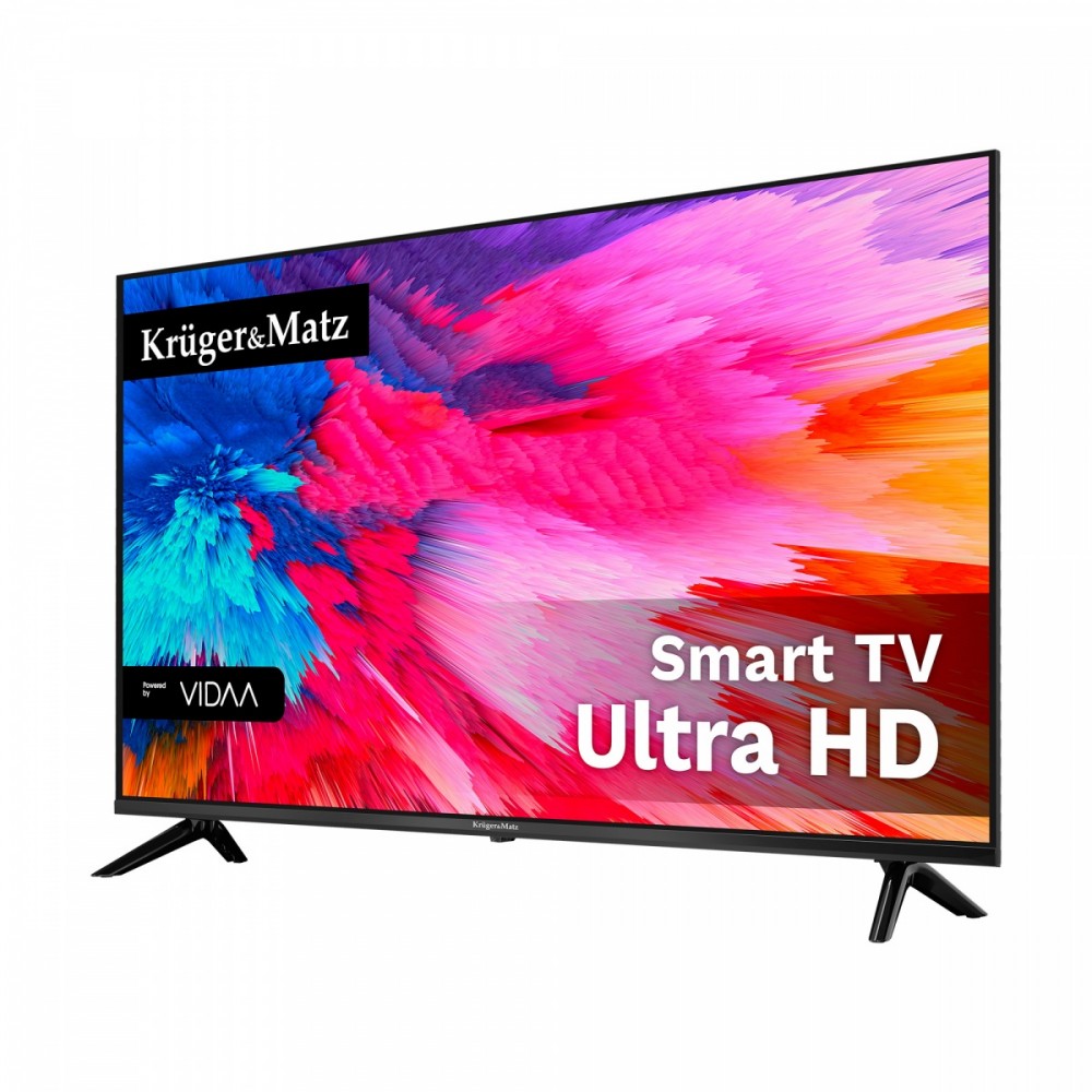 Televizorius Kruger&Matz 50 UHD smart DVB-T2/S2 H.265 televizorius