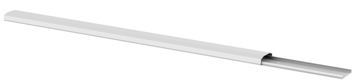 Monitoriaus laikiklis plastikinė maskuojanti juosta 60x20x750mm, balta