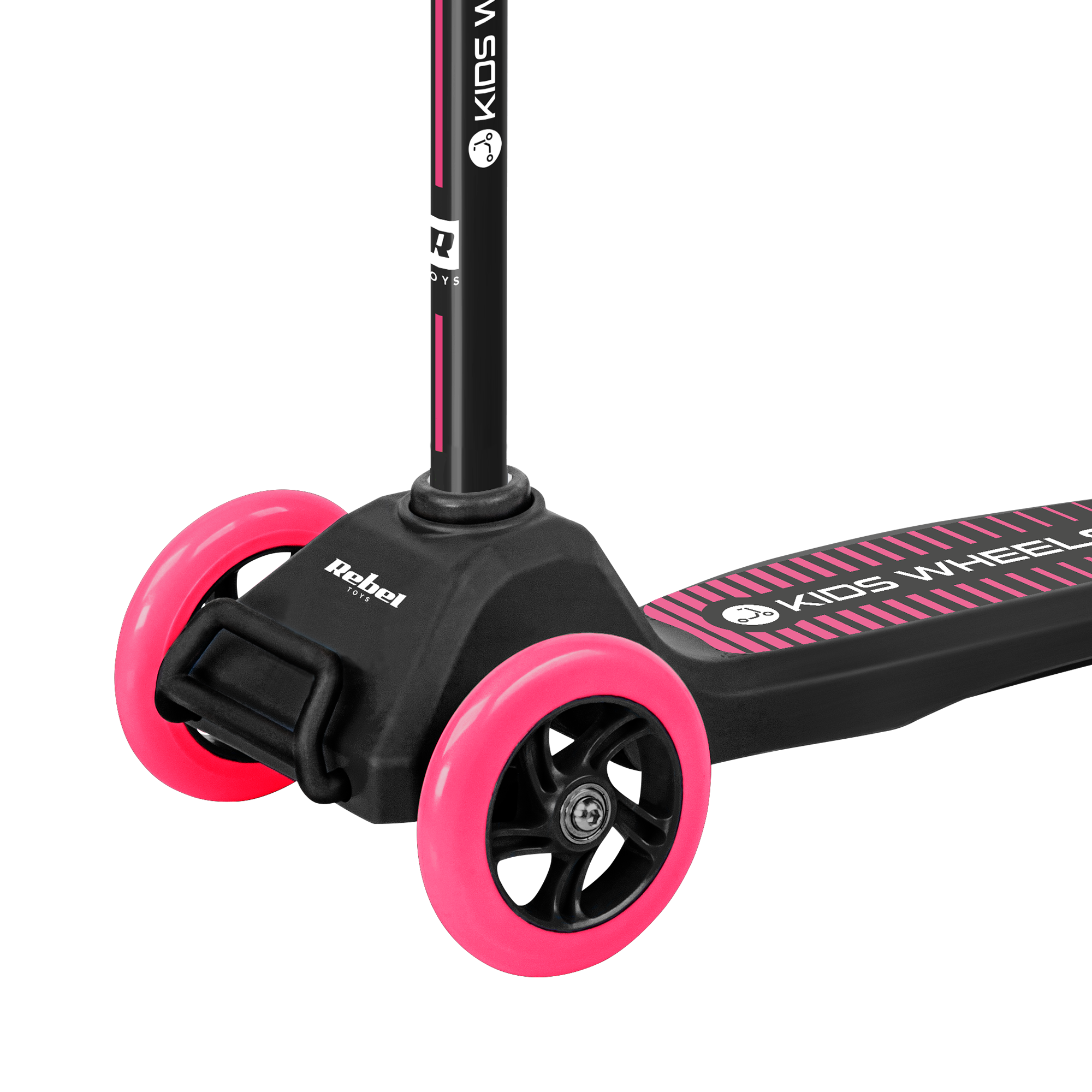rebel kids wheels pink triratis motoroleris