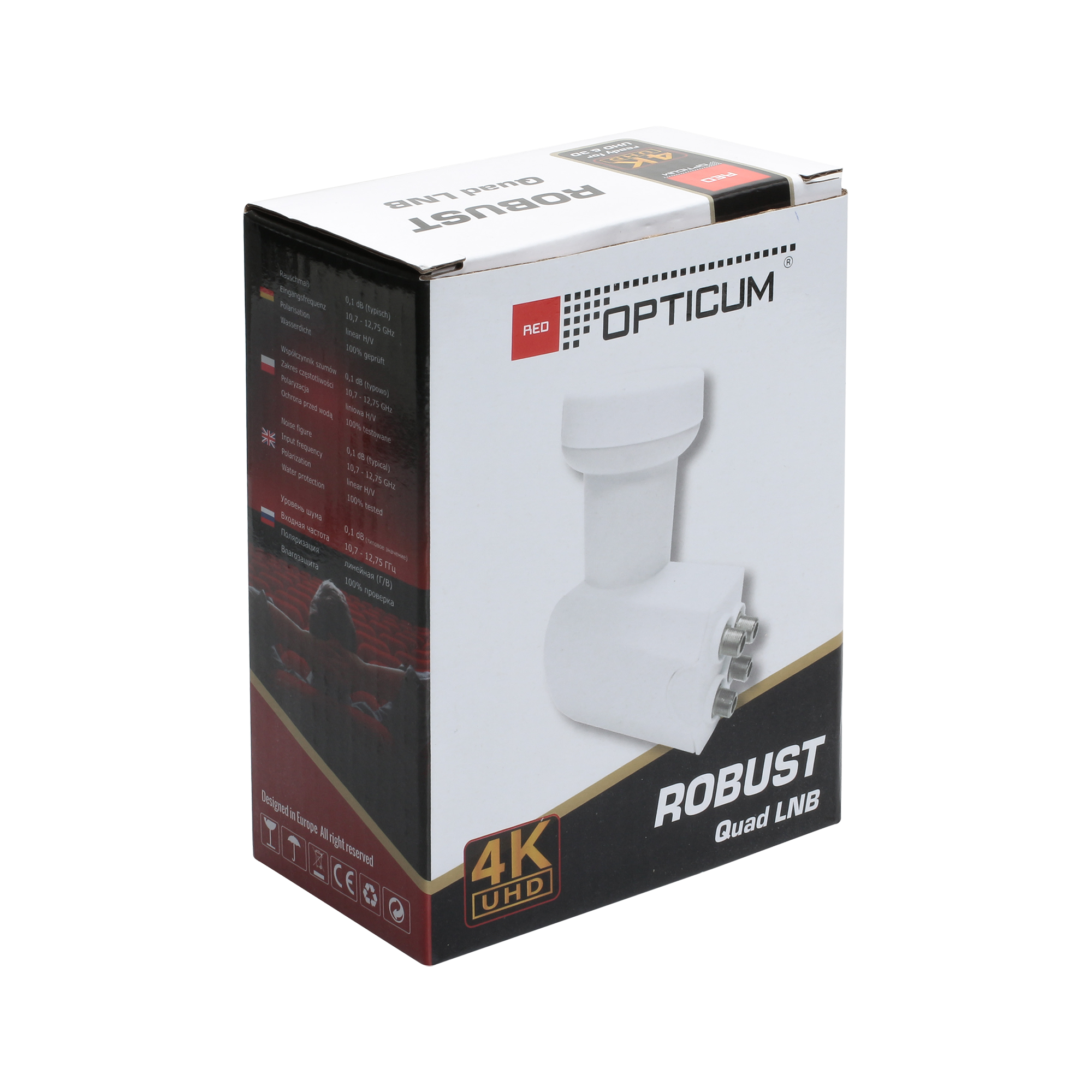 Adapteris Opticum quad red robust keitiklis 0,1 db
