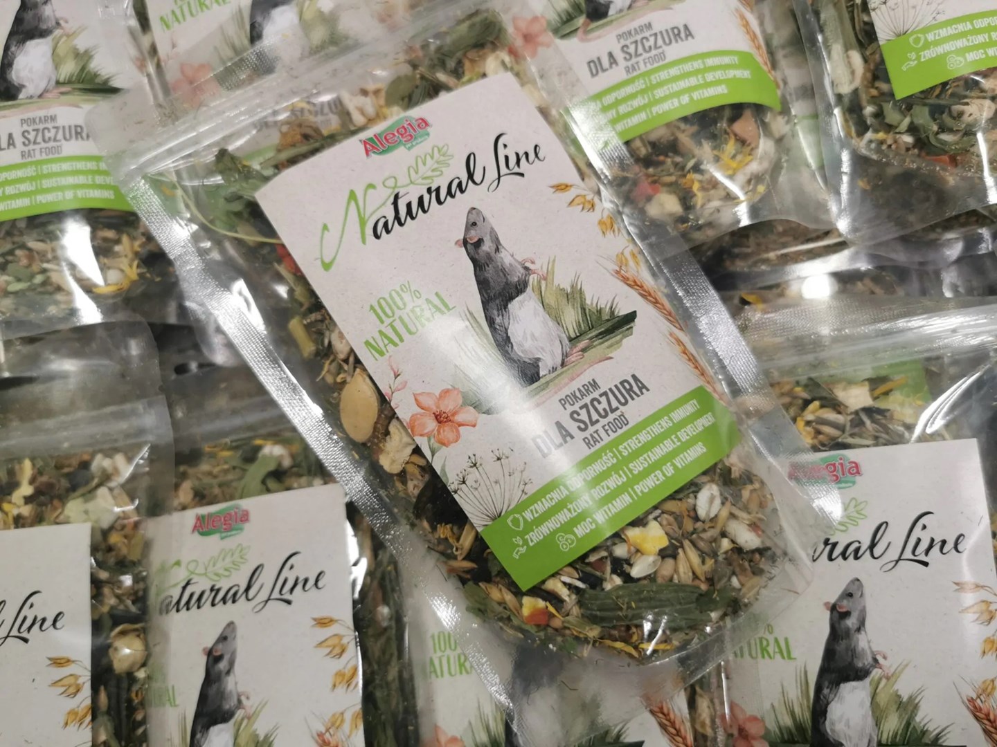 Maistas žiurkėms alegia alegia natural line, 2.5 kg