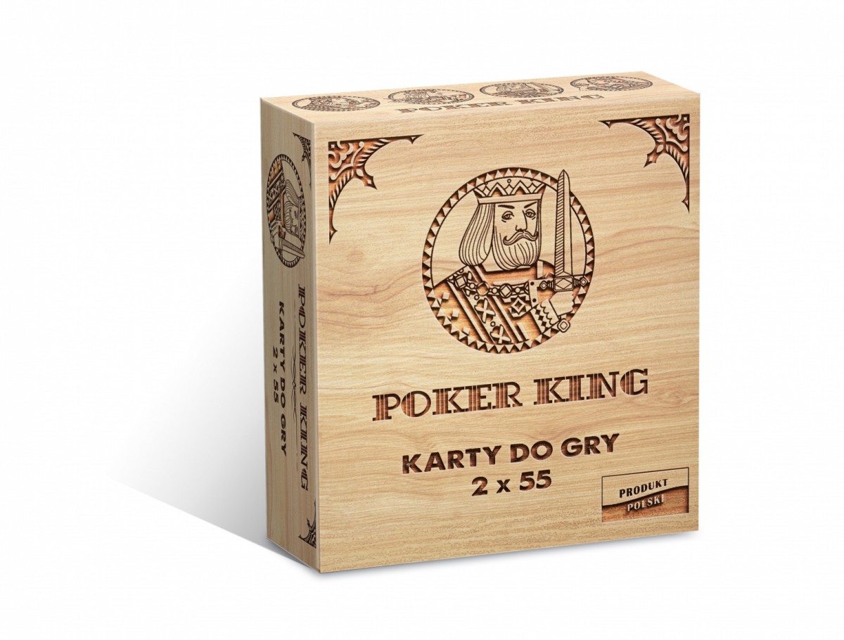 Pokerio kortos cartamundi poker king, 2x55