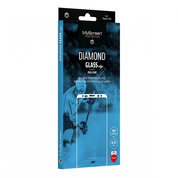 myscreen diamond glass lite edge full glue apsauginis stiklas juodas apple iphone 13/13 pro 6.1