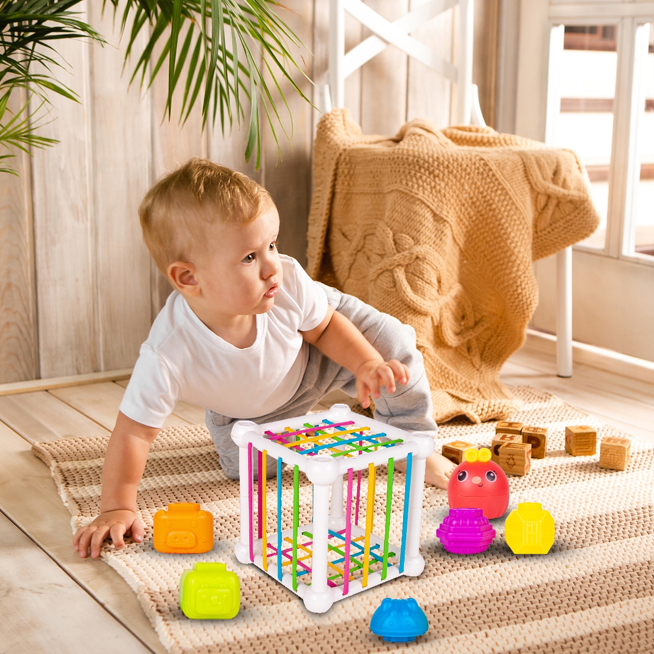 Arcade cube jutikliniai žaidimai mažiems vaikams