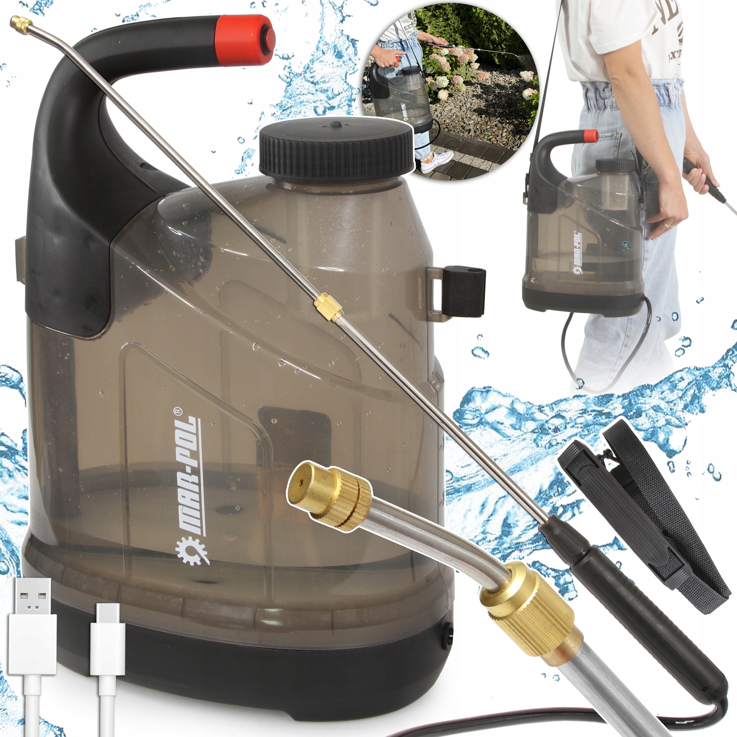 Akumuliatorinis purkštuvas Marpol, 5 L
