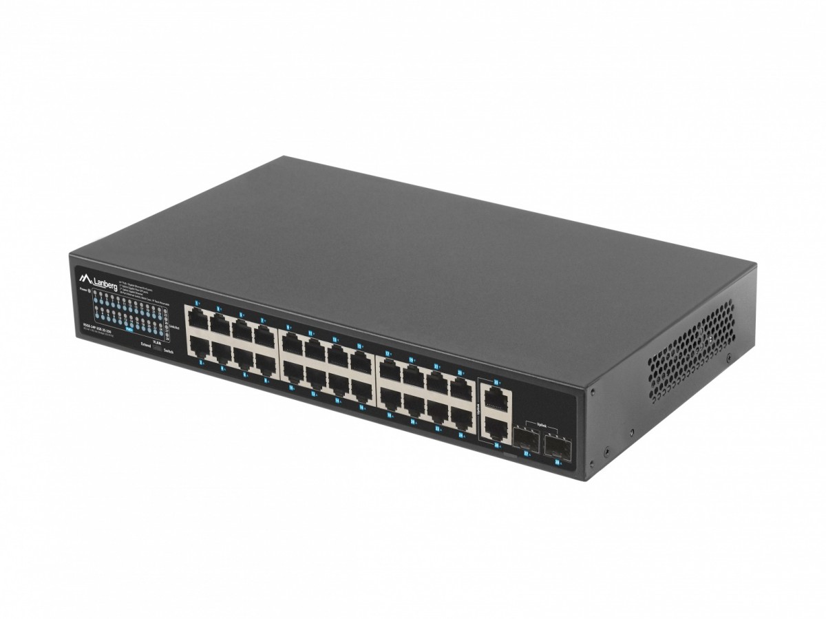 Perjungimo blokelis 24x 1gb 2x sfp 250w