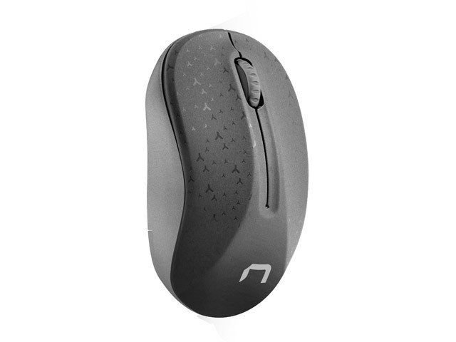 Belaidė pelė natec nmy-1650, juoda/pilka