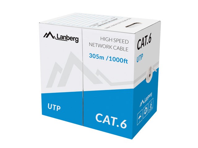 Tinklo laidas laidas lanberg lcu6-11cu-0305-s