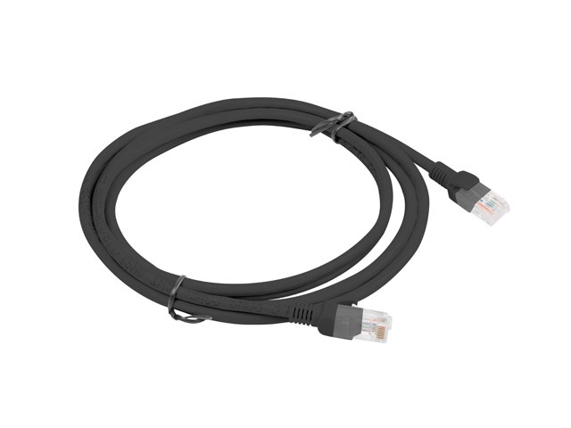 Tinklo laidas lanberg pcu6-10cc-0200-bk