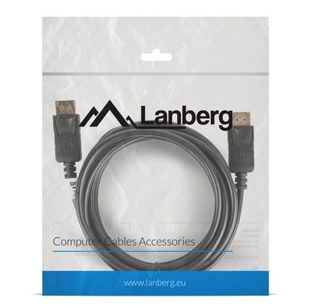 Kompiuterio laidas laidas lanberg ca-dpdp-10cc-0030-bk