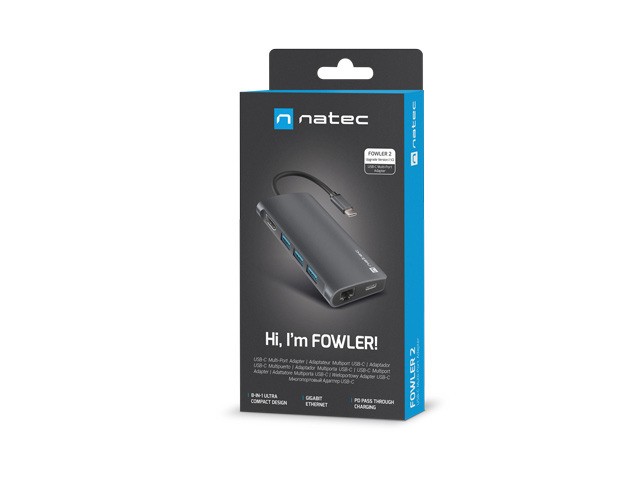 Natec natec multiport dokas fowler 2 v2 8in1