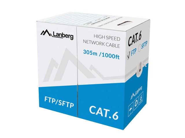 Tinklo laidas lanberg lcf6-11cu-0305-s