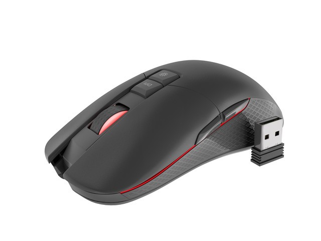 Belaidė pelė genesis zircon 330, juoda