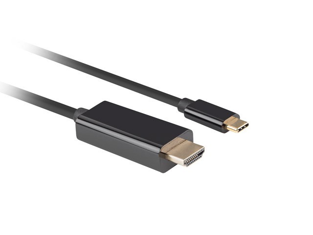 Hdmi laidas usb c - hdmi kabelis lanberg ca-cmhd-10cu-0030-bk